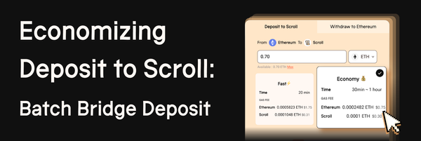 Economizing Deposit to Scroll: Batch Bridge Deposit