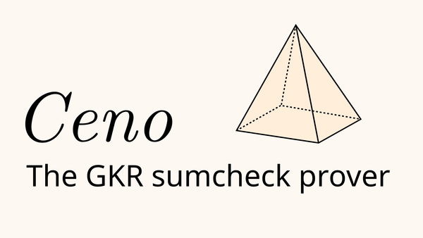 How Ceno Achieves High Performance ZK Proving